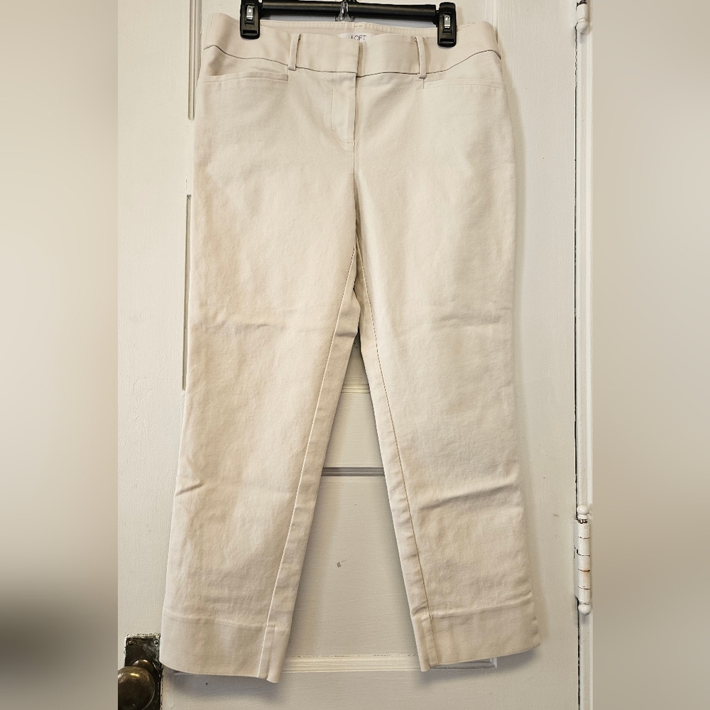 LOFT Marisa Women's Straight Ankle Pants Size 8